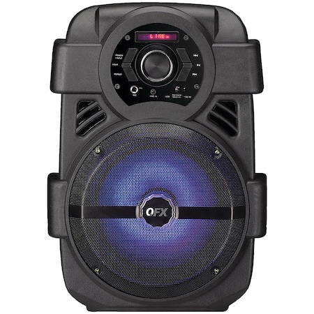 Qfx Rechargeable 8" Bluetooth Party Speaker PBX-8